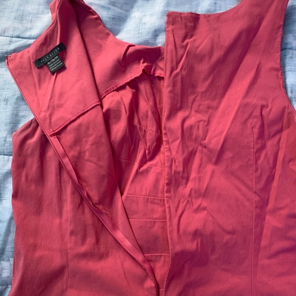 Pink Mid Length Slight Body-con Dress - Picture 3 of 4